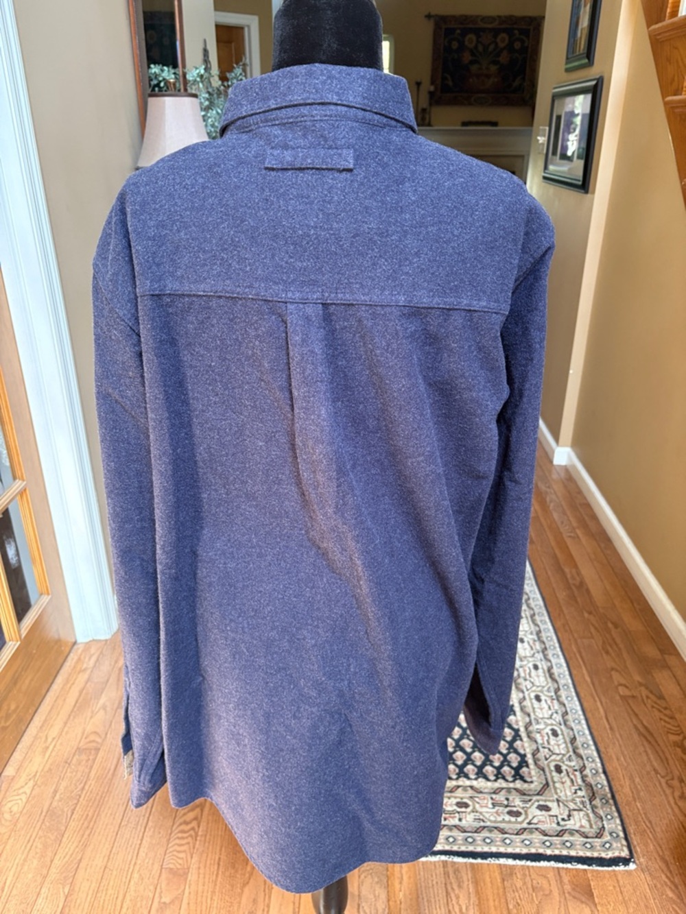 Legendary Whitetails Navy Brushed Cotton Button Up Shirt - Picture 2 of 6